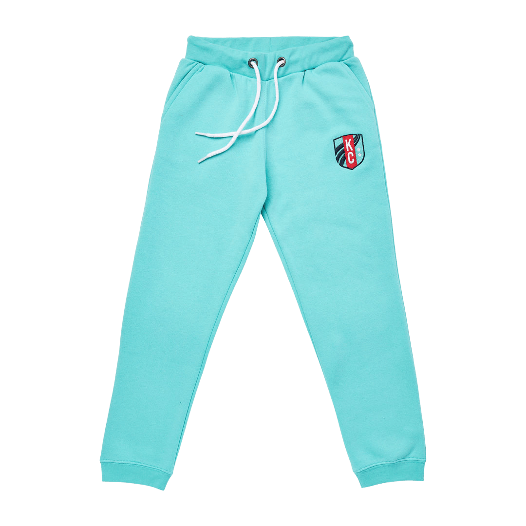 Youth Teal Logo Joggers