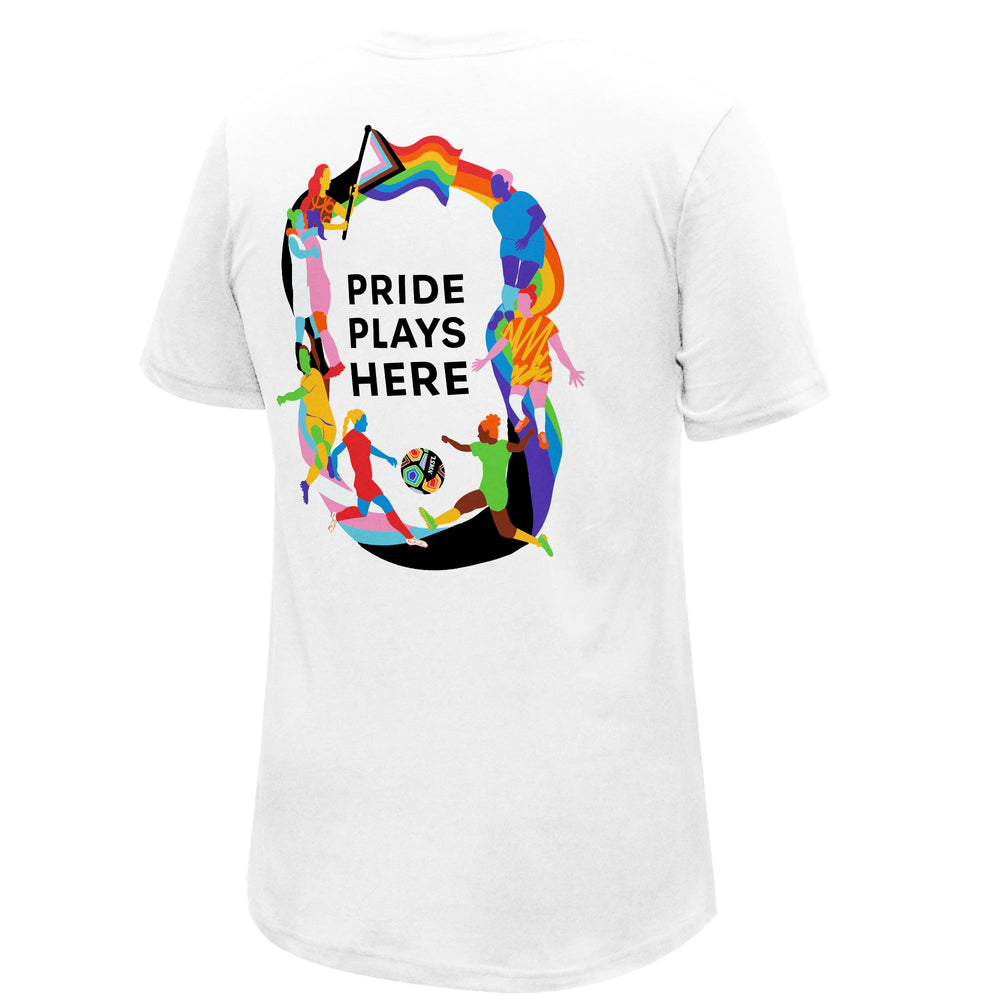 NWSL Pride Plays Here Tee