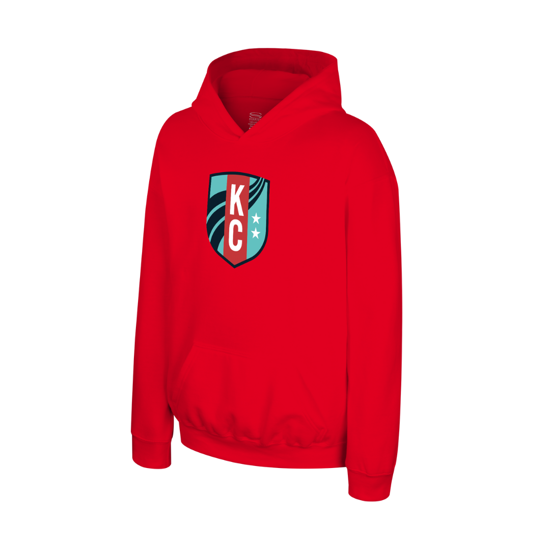 KC Current Youth Crest Hoodie – Kansas City Current Team Store
