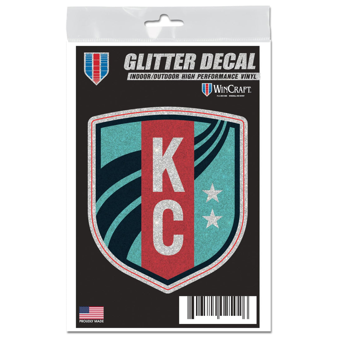 KC Current Glitter Logo Decal
