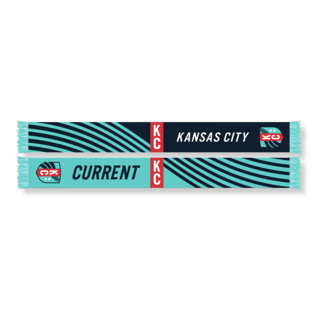 KC Current Official Teal Knit Scarf