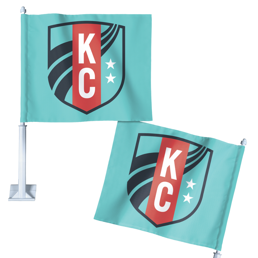 KC Current Car Flag – Kansas City Current Team Store