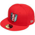 KC Current 5950 Primary Logo Red Cap – Kansas City Current Team Store