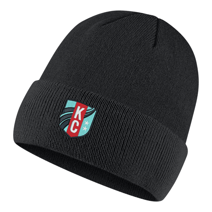 KC Current Black Cuffed Beanie