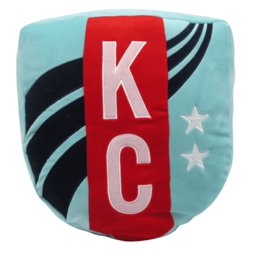 KC Current Mascot Factory Crest Squishy Pillow