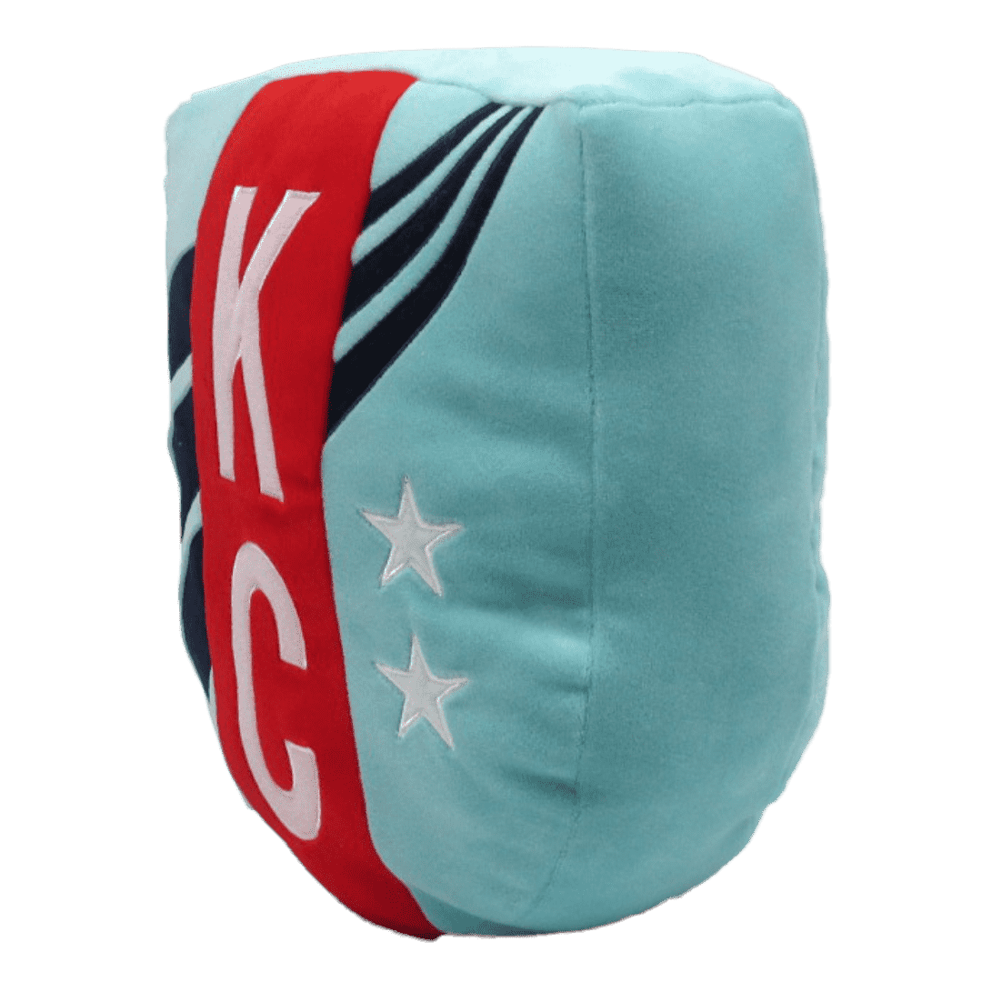 KC Current Mascot Factory Crest Squishy Pillow