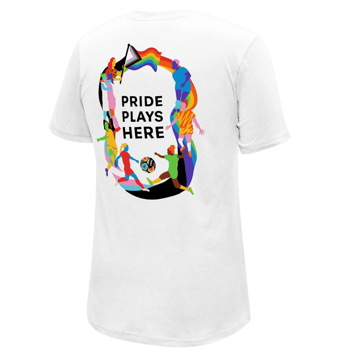 KC Current NWSL Pride Plays Here Tee