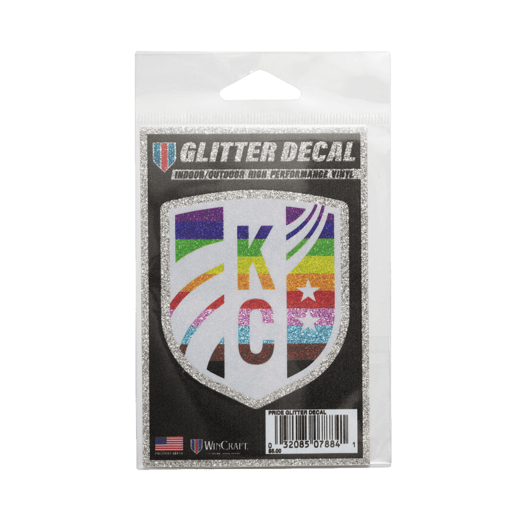 Current State Decla KC Current Pride Glitter Decal – Kansas City Current Team Store