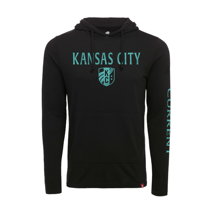 KC Current Unisex Sportiqe Rowan Black Hoodie