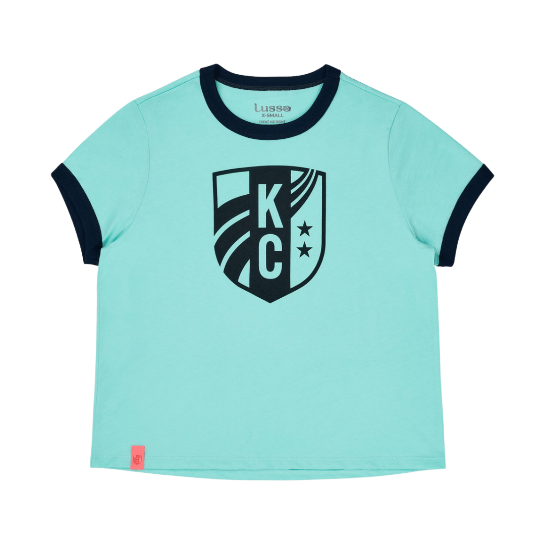 KC Current Women's Crest Nora Trim T-Shirt – Kansas City Current Team Store
