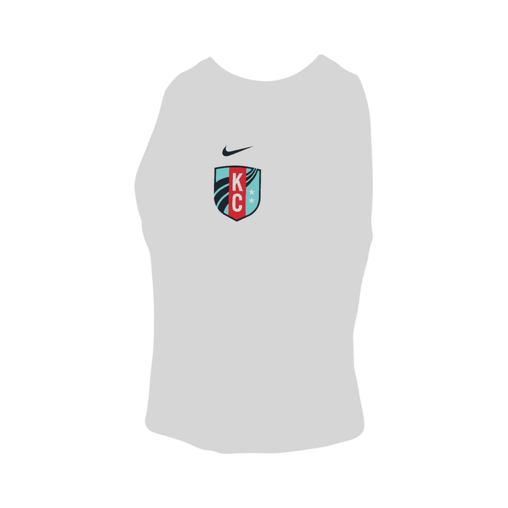 KC Current Women's Nike White Crop Tank