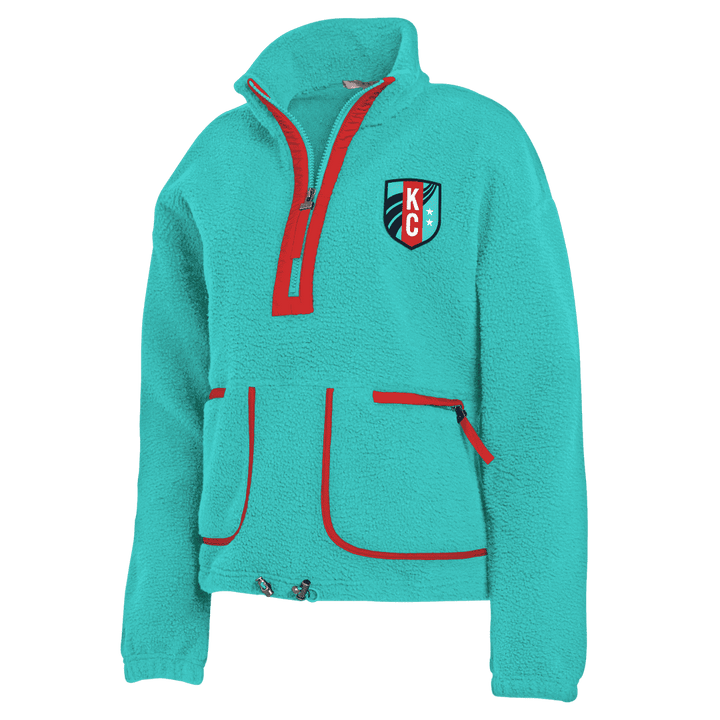 KC Current Womens  Polar Fleece Half Zip